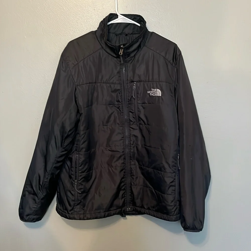 The North Face Full Zip Jacket Mens Size Large Color Gray